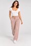 Women's Powder 100% Cotton Solid Color Sweatpants - 2