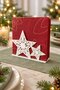 New Year's Themed Set of 3 Decorative Napkin Holders, with Pine Tree, Star and House Figures, 3D Printing - 3
