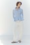 Cotton peplum shirt - 2