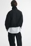 Scarf-collar bubble-hem jacket - 3