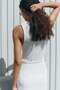 Lace-trimmed tie-belt dress - 3