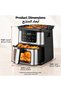 2-in-1 Dual Basket Air Fryer with Visible Window, Cook Chicken & Fries Together, Fast & Healthy - 6