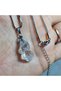 Herkimer Diamond - Herkimer Quartz Crystal Natural Stone Necklace -1 - Stainless Steel Chain (Only Hand Made) - 4