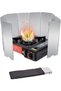 Outdoor Cooking Accessory Stove Windshield Foldable Windproof Screen Cookware Windbreak Burner Wind