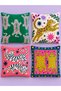Jungle Pop Digital Printed Decorative Velvet Textured Polyester 4-Piece Cushion Cover Set (Dkr) - 2