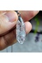 Herkimer Diamond - Herkimer Quartz Crystal Natural Stone Necklace -4- Stainless Steel Chain (Only Hand Made) - 8