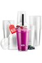 Clear Juice Cups with Dome Lids and Straws,(12Oz Pack Of 50)