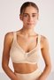 Wireless Gathering Carnel Bra Skin Color