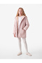 Long Sleeve Hooded Coat with Pockets and Shawl Collar