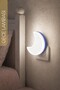 Half Crescent Moon Night Light with On/Off Button Corridor Hall Light Sleep Light White K6975