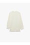High Collar Long Sleeve Oversize Knitwear Tunic - 7