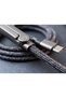DX508 240W Braided Data Cable with Folding Bracket, 1.5M - 4