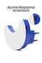 Half Crescent Moon Night Light with On/Off Button Corridor Hall Light Sleep Light White K6975 - 4