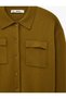 Buttoned Long Sleeve Polo Collar Knitwear Cardigan with Pockets - 8