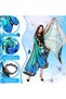 Halloween Butterfly Wings Costume for Womens, Moth Wings Butterfly Cape Adult Costume with Mask & Headband - 3