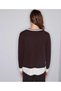 Yün içerikli colorblock triko - 7