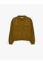 Buttoned Long Sleeve Polo Collar Knitwear Cardigan with Pockets - 6