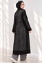 Openwork Long Knitwear Women's Cardigan - 3