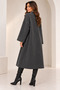 Women's Wool Knitwear Low Shoulder Long Cardigan Cty-Çtn-9778 - 3