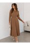 Women's Pleated Knitwear Dress