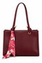 Scarf Accessory Detailed Knot Handle Tote Bag - 2