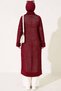 Openwork Long Knitwear Women's Cardigan - 3