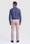 Navy Blue Pinstripe Long Sleeve Classic Collar Shirt - 2