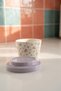 Silk Petal Porcelain Jar with Lid Purple - 160 ml - 2