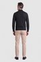 Black Half Turtleneck Long Sleeve Men's Knitwear - 2