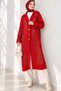 Openwork Long Knitwear Women's Cardigan