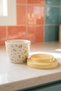 Silk Petal Porcelain Jar with Lid Yellow - 160 ml - 2