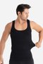 Special Production Men's Black Firming Corset Undershirt Daily Wear Belly Hiding Sportsman - 4