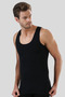 Special Production Men's Black Lycra Undershirt 3-Pack Athlete Undershirt Gathering Fit Look - 4