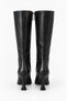 Hope Black Rustic Women's Daily Pointed Toe Steel Accessory Detailed Stylish Modern Classic Elegant Thick Heeled Boots - 3