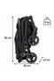 - Compact And Lightweight Travel Stroller Black - 7