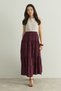 Gathered Layered Voile Skirt - 4