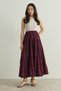 Gathered Layered Voile Skirt - 3