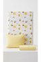 100% Cotton Cute Bee Patterned 3-Piece Baby Bedding Set (Duvet Cover, Sheet, Pillowcase - Yellow) - 4