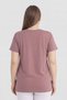 Special Production Cotton Lycra Dusty Rose Short Sleeve Maternity T-Shirt Blouse Women Product Mother Clothing - 3