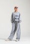 Locoloco Girls' Printed Sweatshirt 8-15 Years Gray