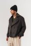 Varese Double-Breasted Collar Buttoned Cashmere Fabric Men's Coat - 5