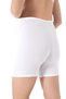 Special Series Maternity Boxer Shorts White Cotton Lycra Lightweight Fabric Soft Texture Flexible Woven - 4