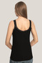 Special Series Women's Lace Strap Undershirt Black 3-Pack Advantageous Daily Wear Underwear - 5