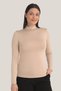 Women's White Black Skin Turtleneck Long Sleeve Body 3 Pieces Basic Style Seasonal Clothing Flexible Structure - 6
