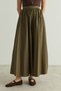 Gathered Poplin Skirt - 4