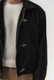 Hookcord Thick Corduroy Men's Coat with Metal Hook Closure and Collar - 2