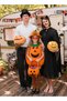 6pc Halloween Pumpkin Costume for Kids, Pumpkin Outfits Cosplay with Pumpkins Hat, Pumpkin Glasses, Pumpkin Bags and Thigh High Stockings for Halloween Cosplay - 7