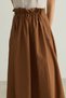 Drawstring Detailed Parachute Skirt with Stopper - 5