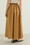 Frequent Pleated Cotton Gabardine Skirt - 4