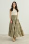 Gathered Layered Voile Skirt - 4